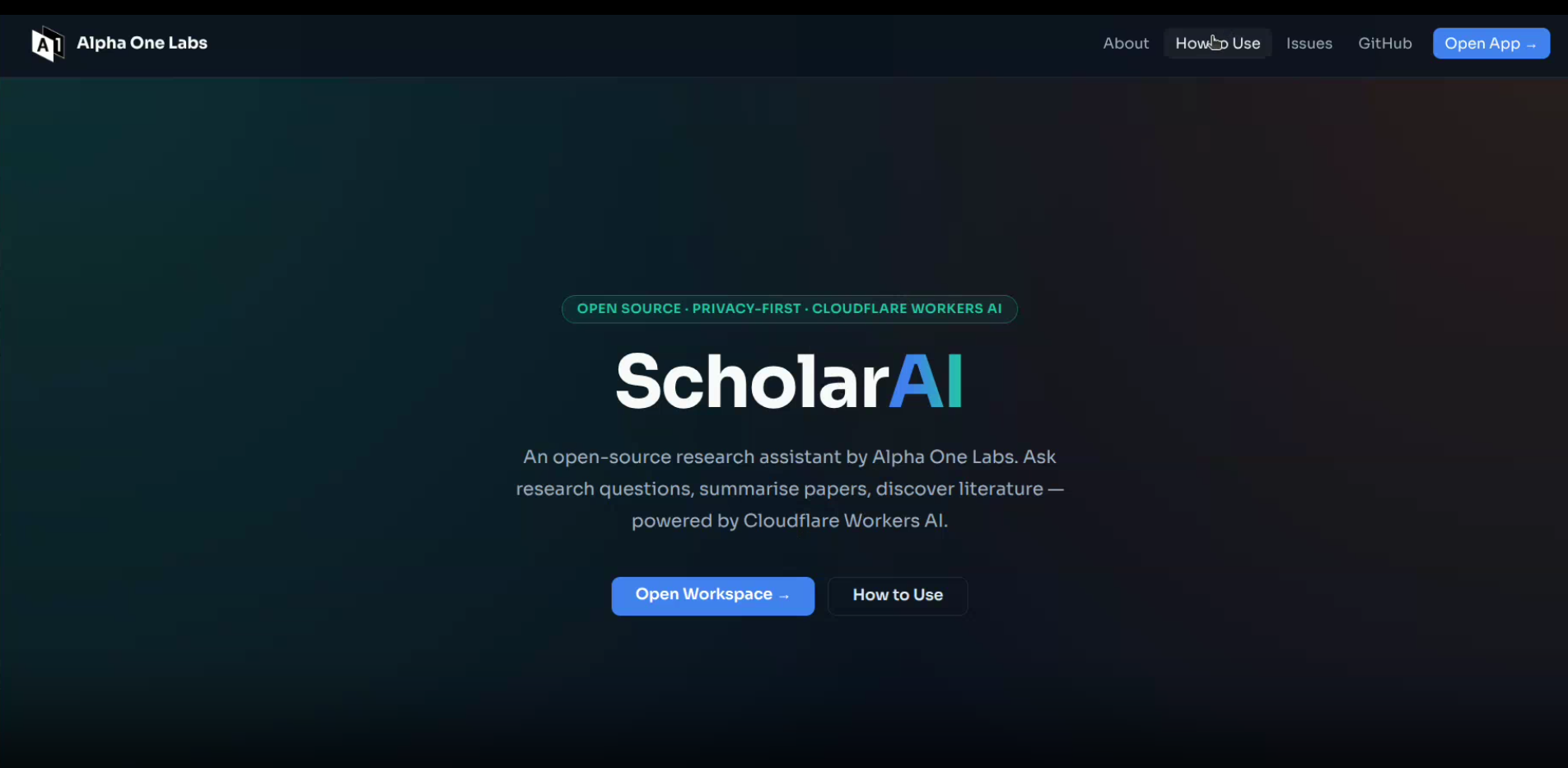 Placeholder for ScholarAI screenshot